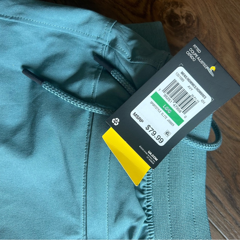 Under Armour Teal Drawstring Athletic Joggers